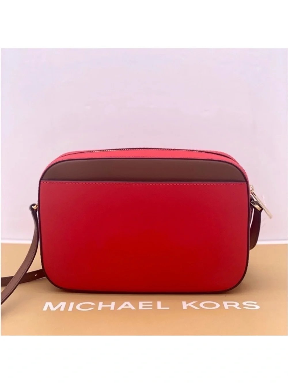 Michael Kors Jet Set Travel East West Zip Chain Crossbody